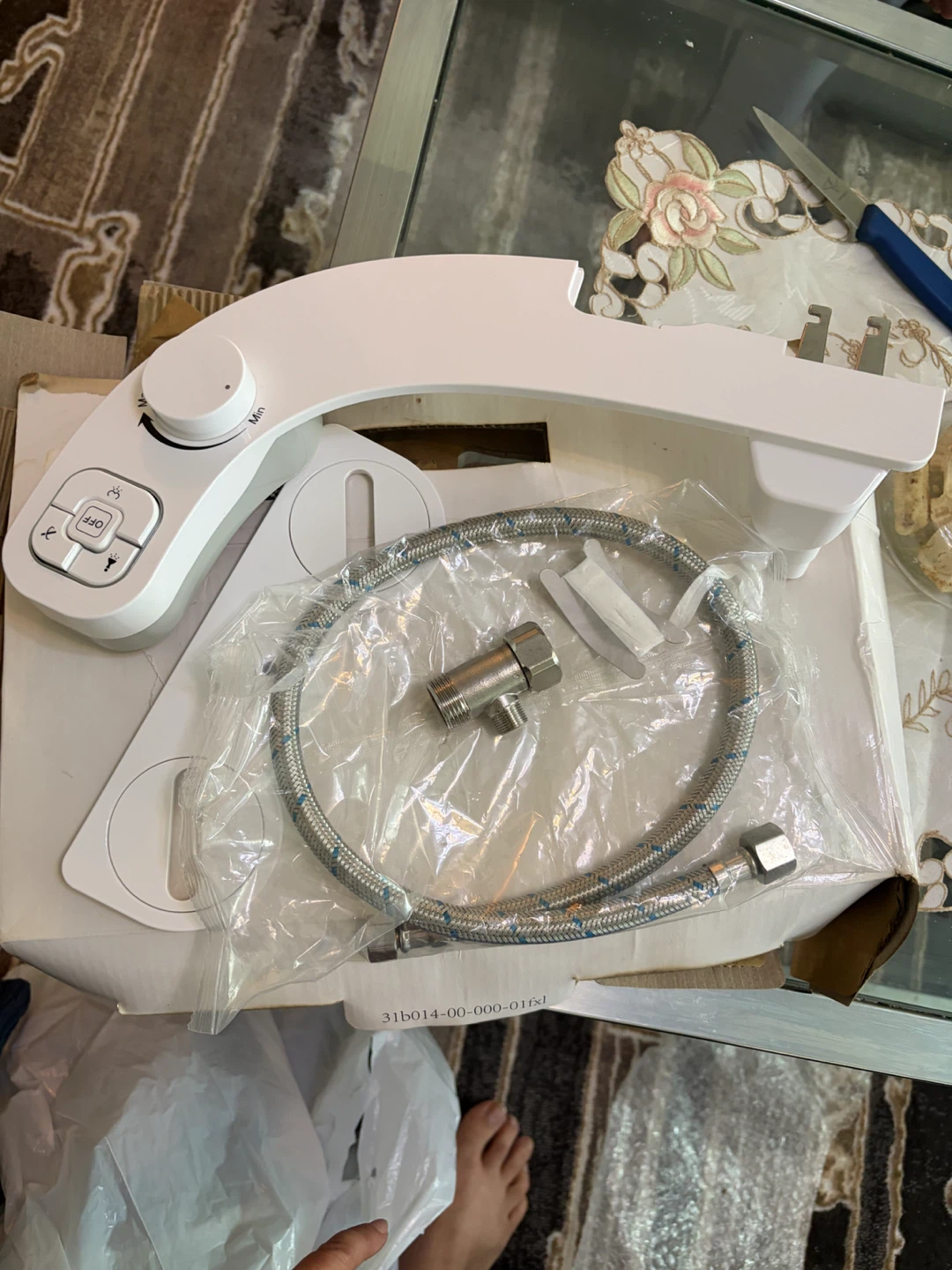 White Bidet Attachment for Toilet - photo 3
