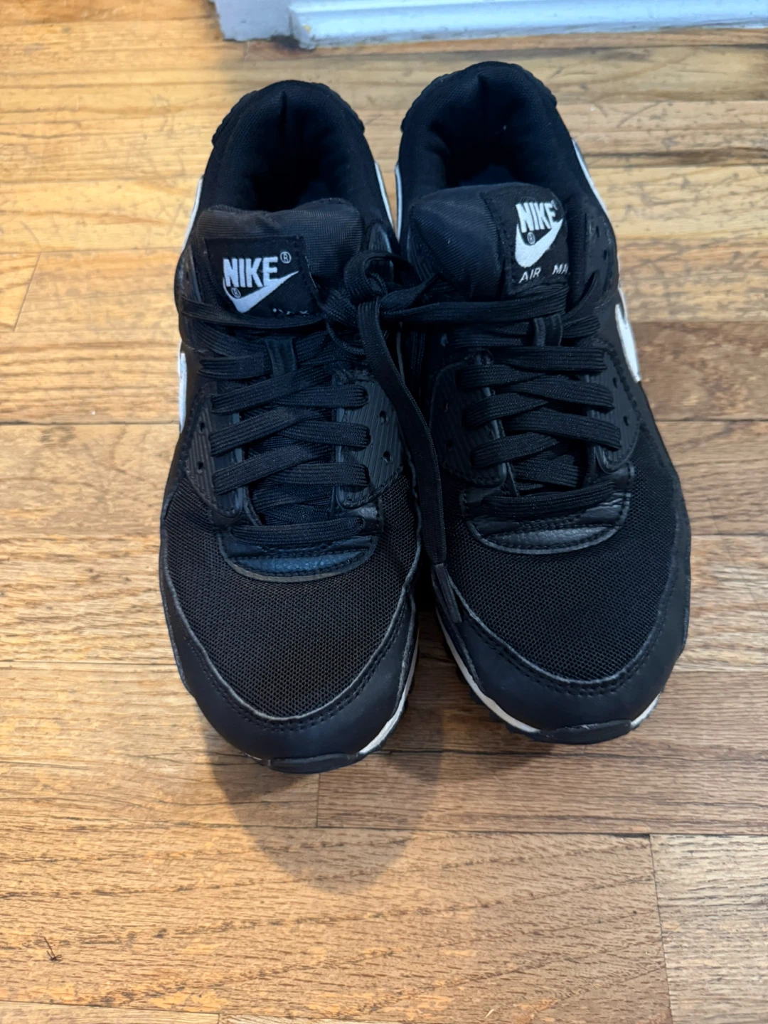 Nike Air Max 90 DH8010-002 Black White Shoes Size US 8.5