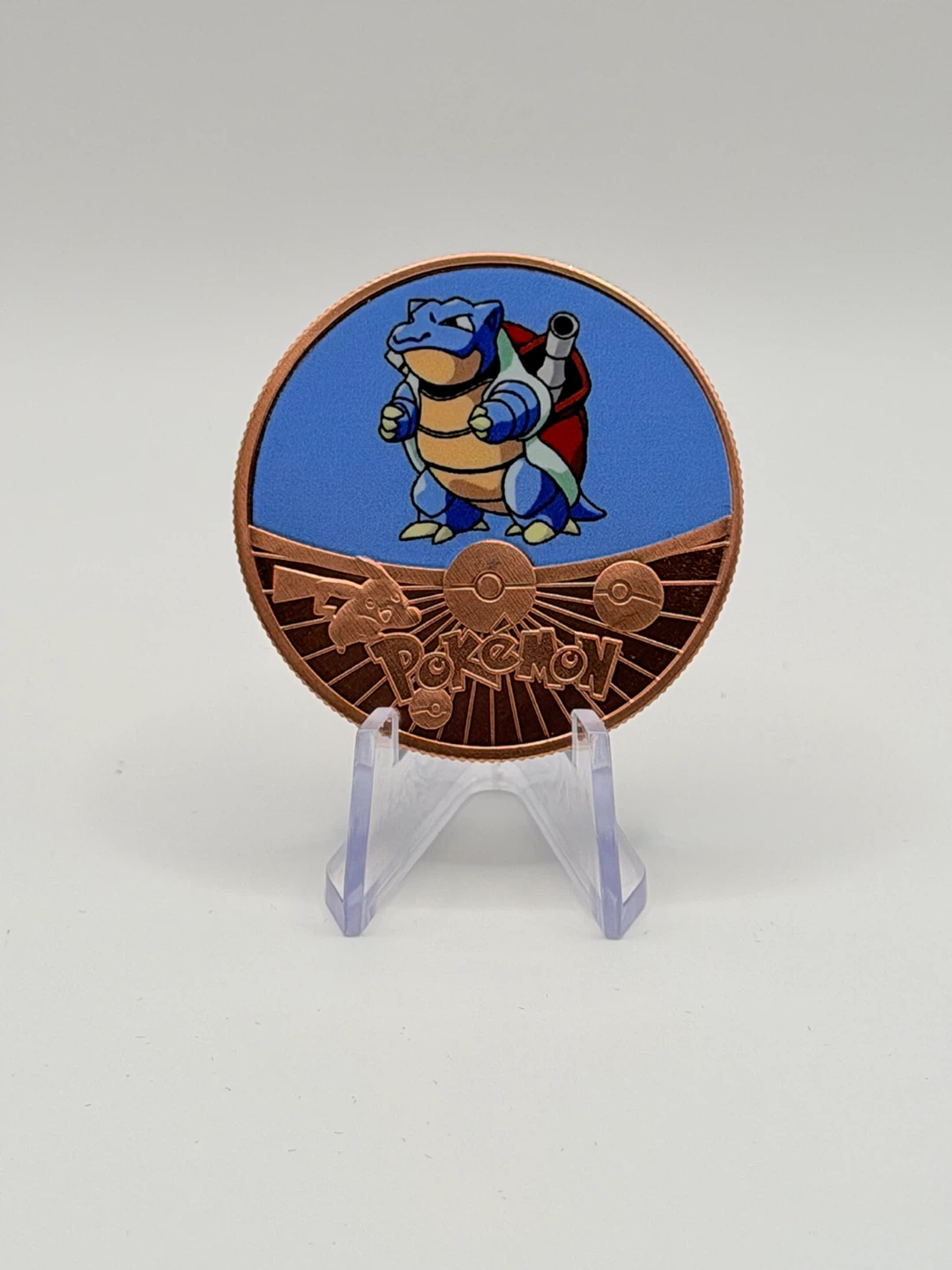 Set of 2 coins Pokemon 1oz Copper Each Coin - photo 3