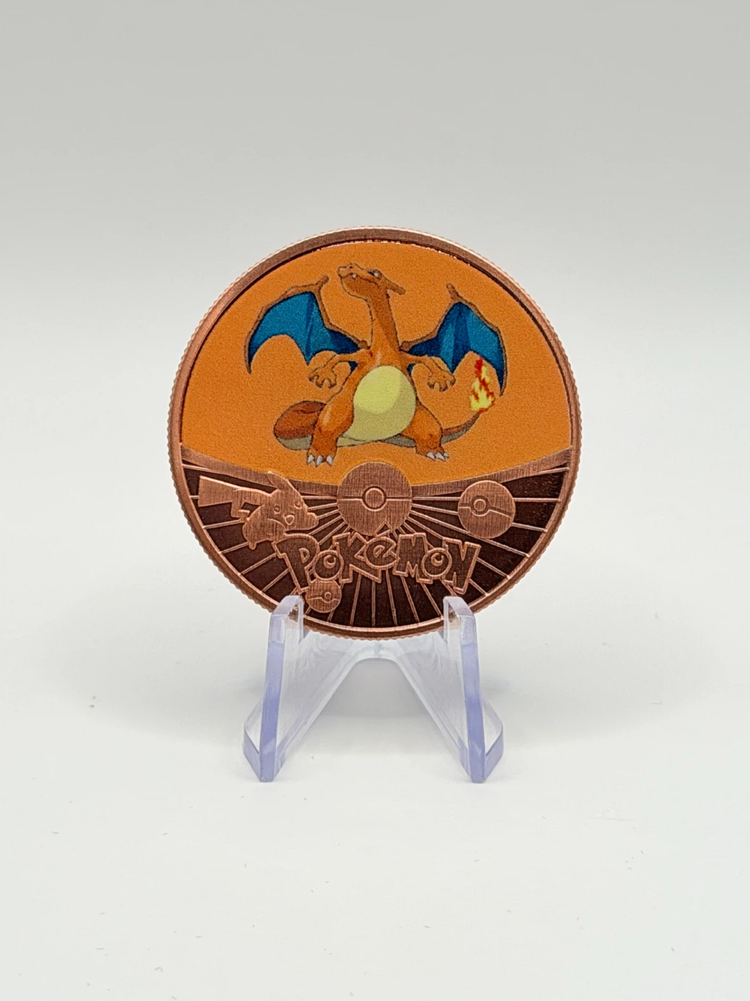 Set of 2 coins Pokemon 1oz Copper Each Coin