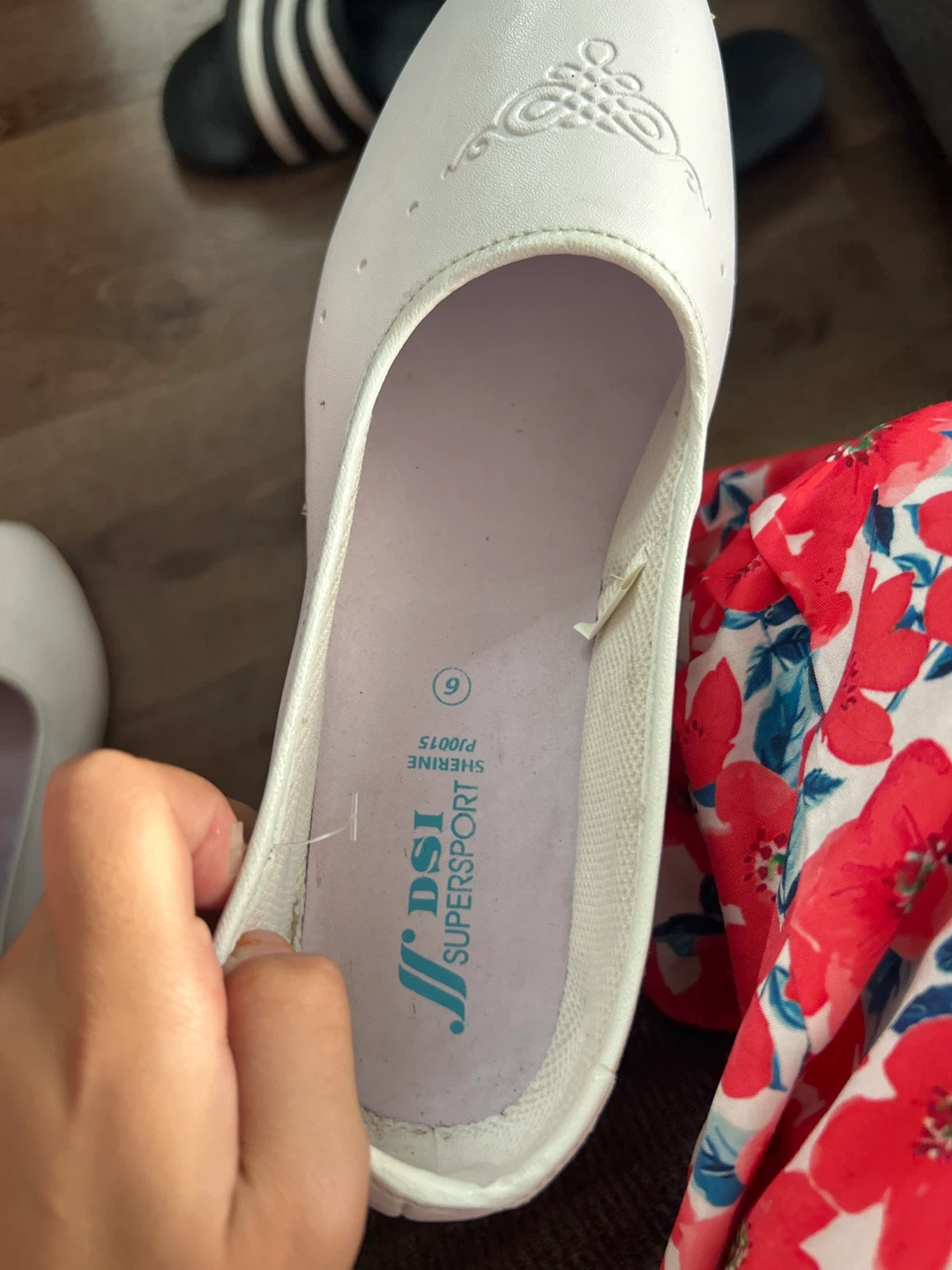 DSI Supersport White Ballet Shoes Size 6