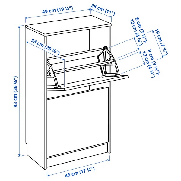 IKEA Bissa Shoe Cabinet - photo 5