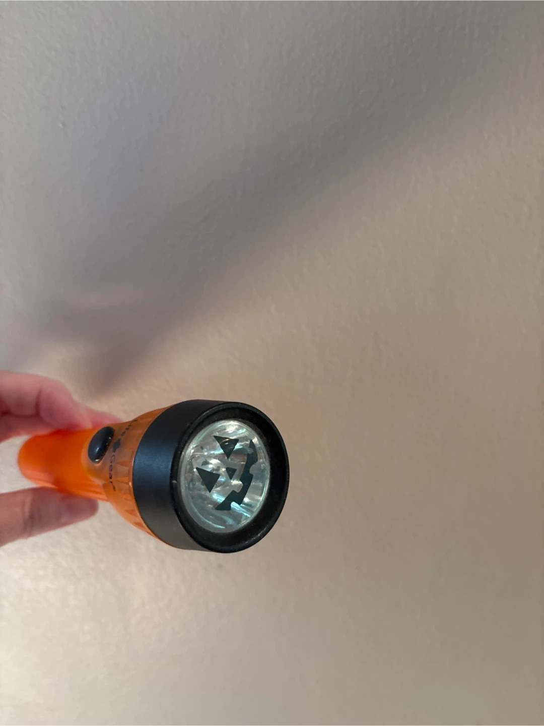 Orange Halloween Jack-o'-lantern Flashlight