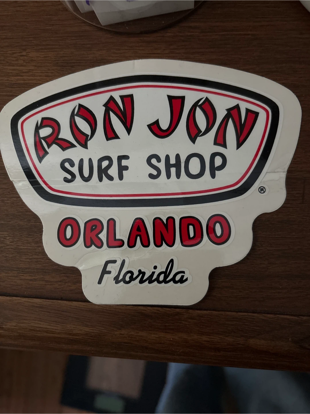 Ron Jon Surf Shop Orlando Florida Sticker
