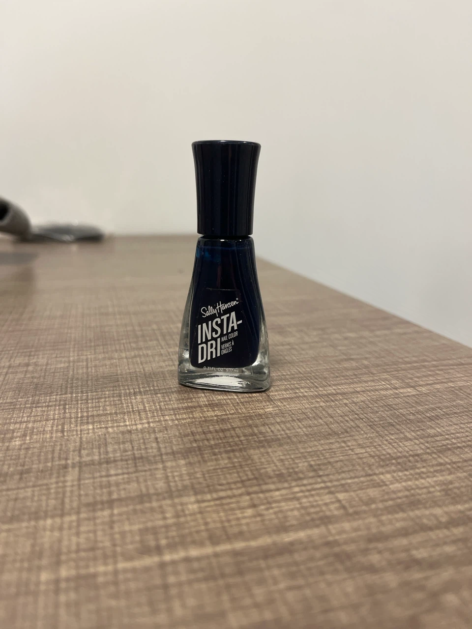 Blue nail polish
