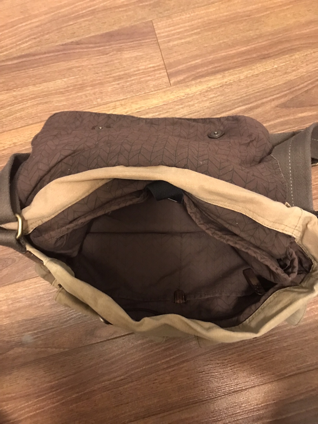 Fossil Canvas Messenger Bag - photo 3
