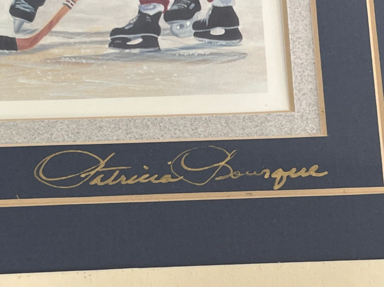 Framed Hockey Art Print - photo 3