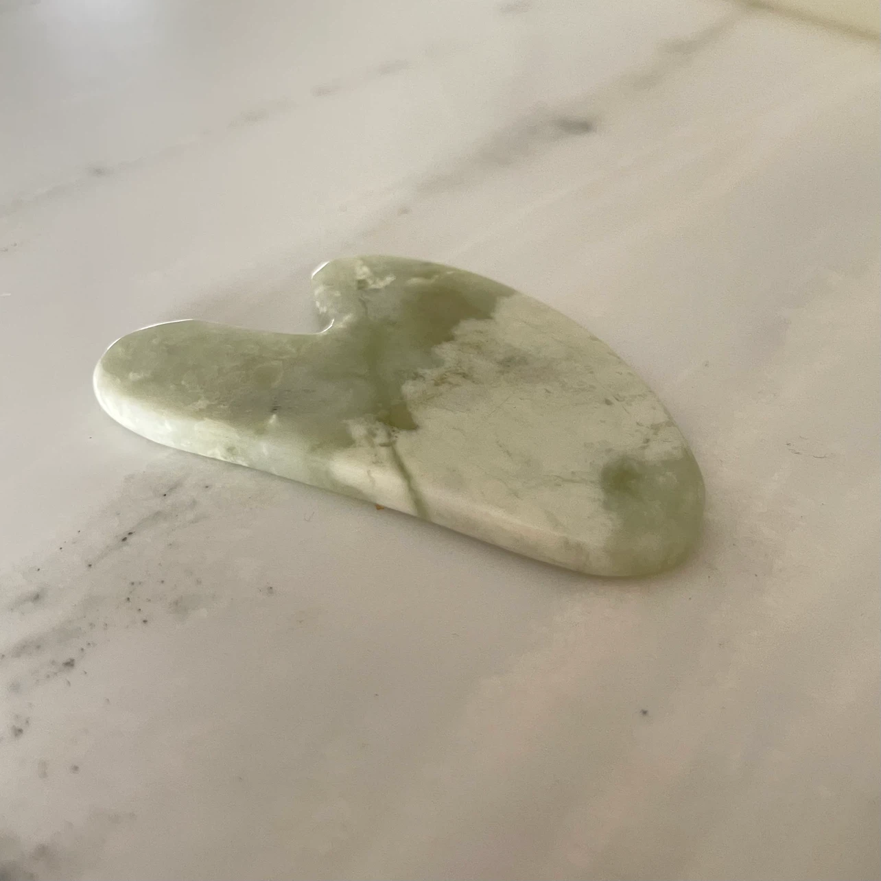 Gua Sha Jade Stone Facial Massage Tool - photo 3