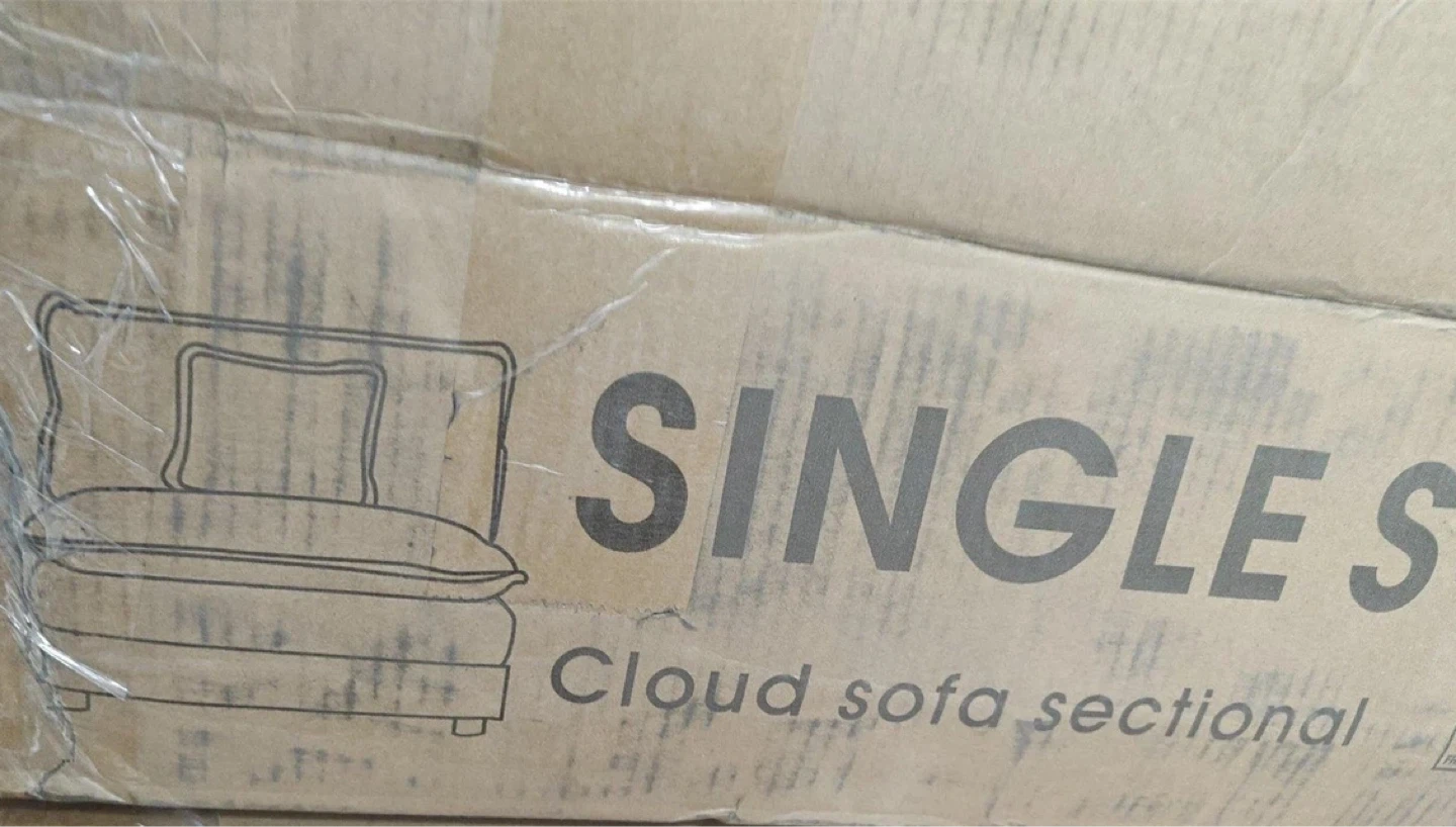 Cloud Sofa Sectional Single Seat - Green - photo 3