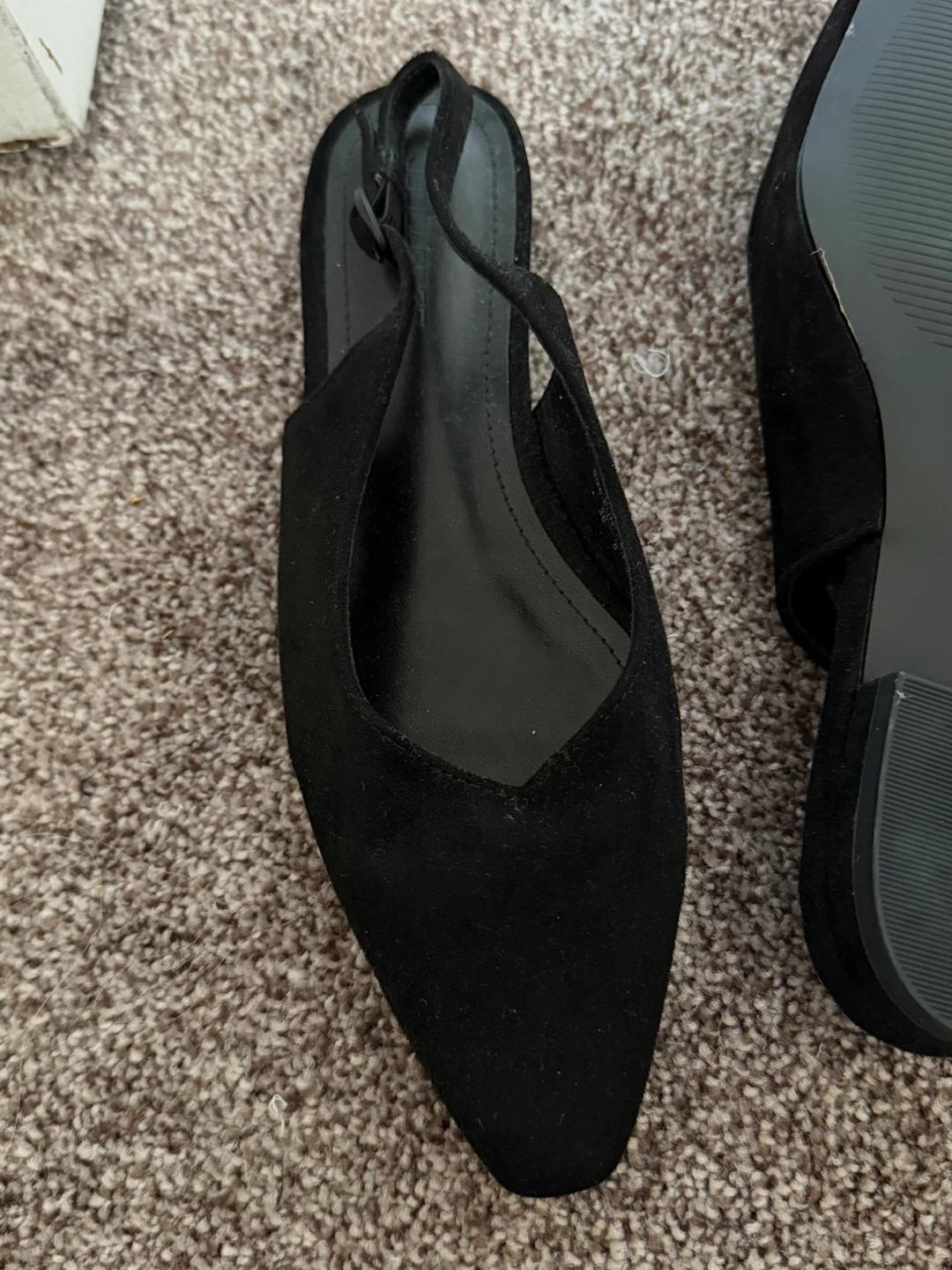 Black Slingback Flats - photo 2