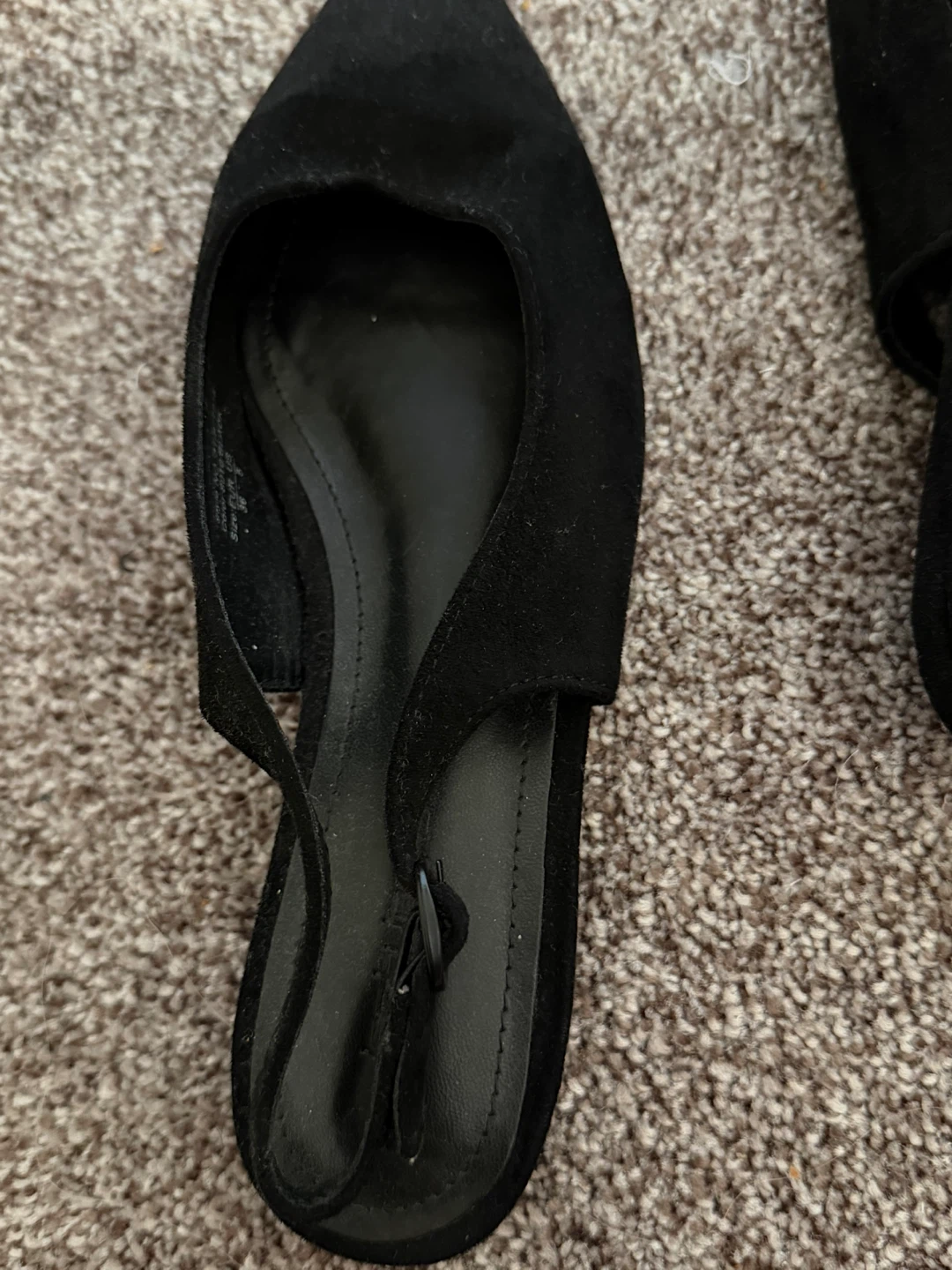 Black Slingback Flats - photo 3