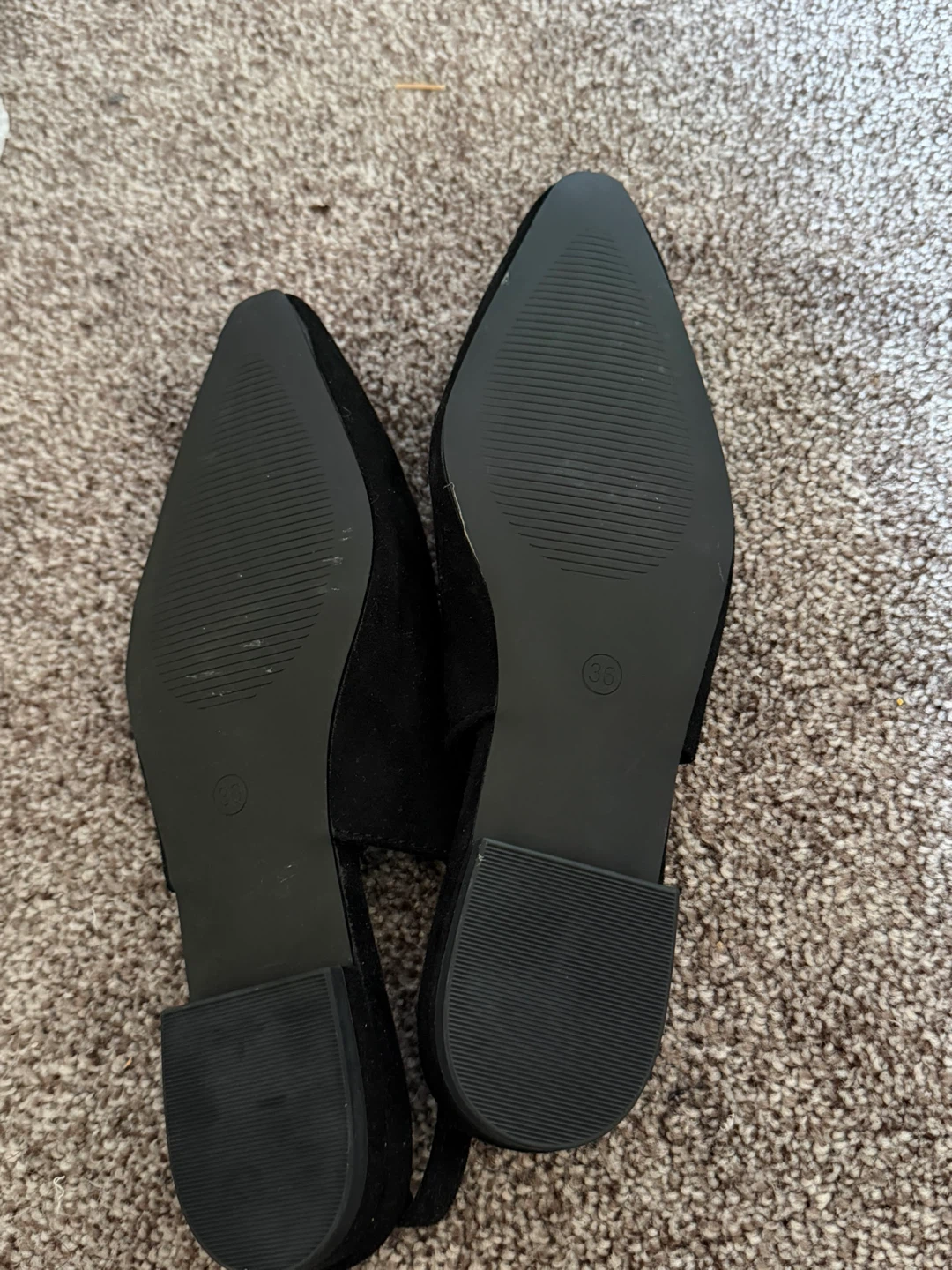 Black Slingback Flats - photo 4