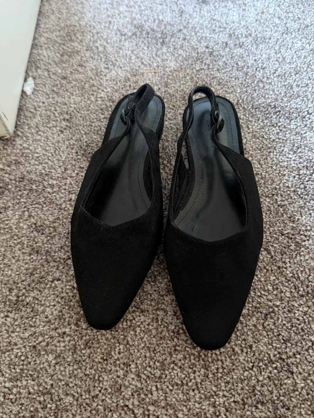 Black Slingback Flats - photo 5