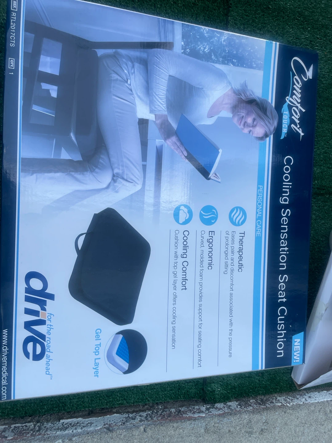Drive Comfort Touch Cooling Sensation Seat Cushion