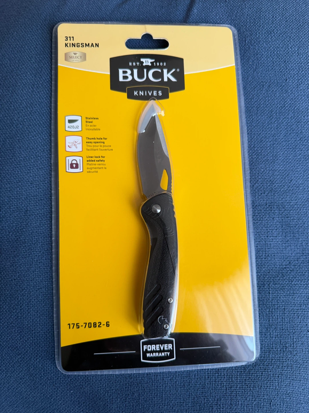 Buck Knives 311 Kingsman Drop Point Folding Knife