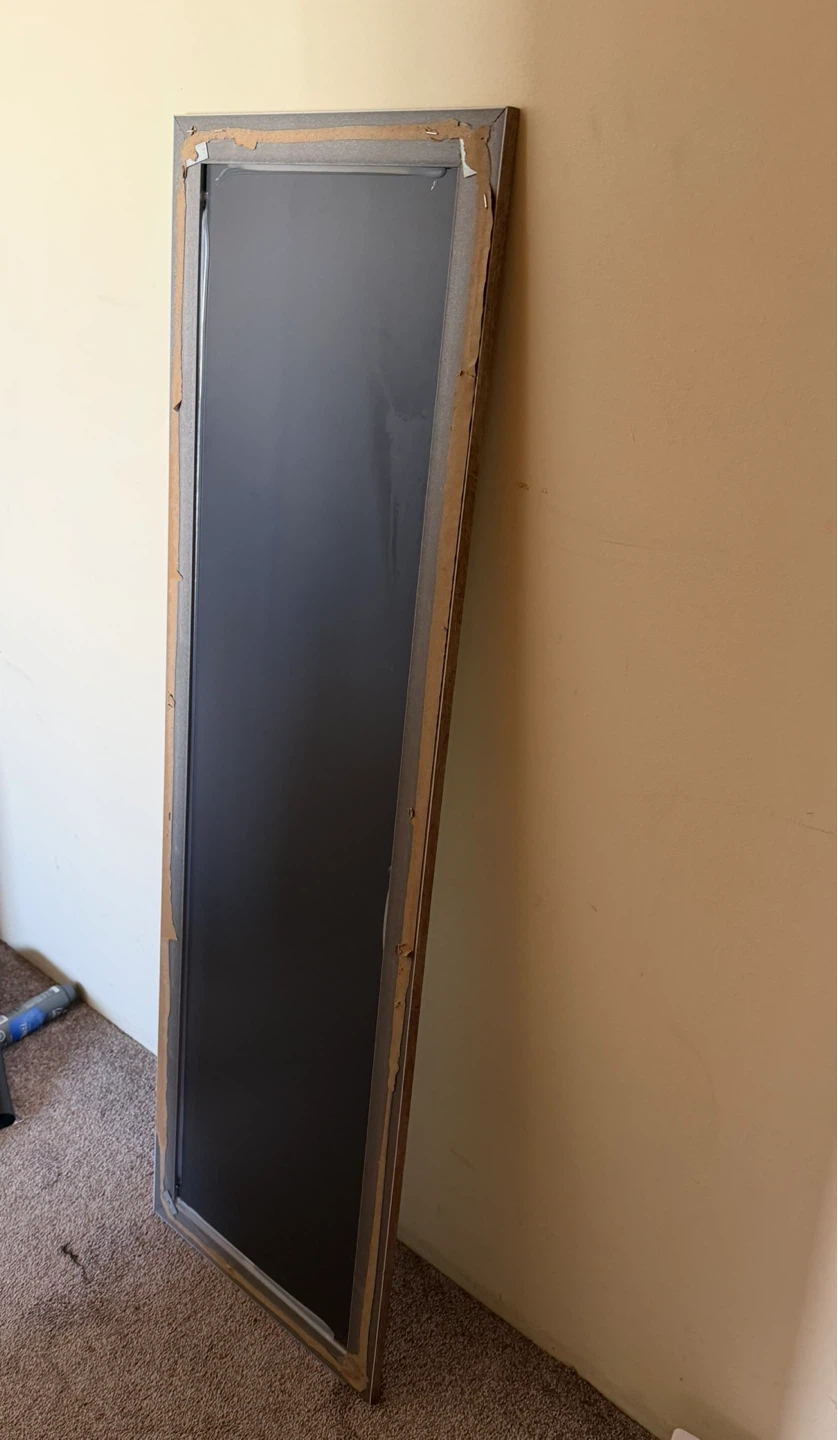 Tall Full Length Mirror with Wood Frame - photo 3