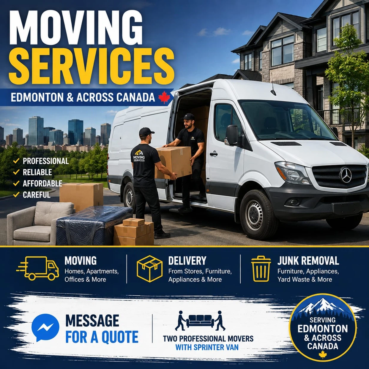 Moving Services Edmonton & Across Canada