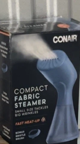 Conair Compact Fabric Steamer with Bonus Bristle Brush