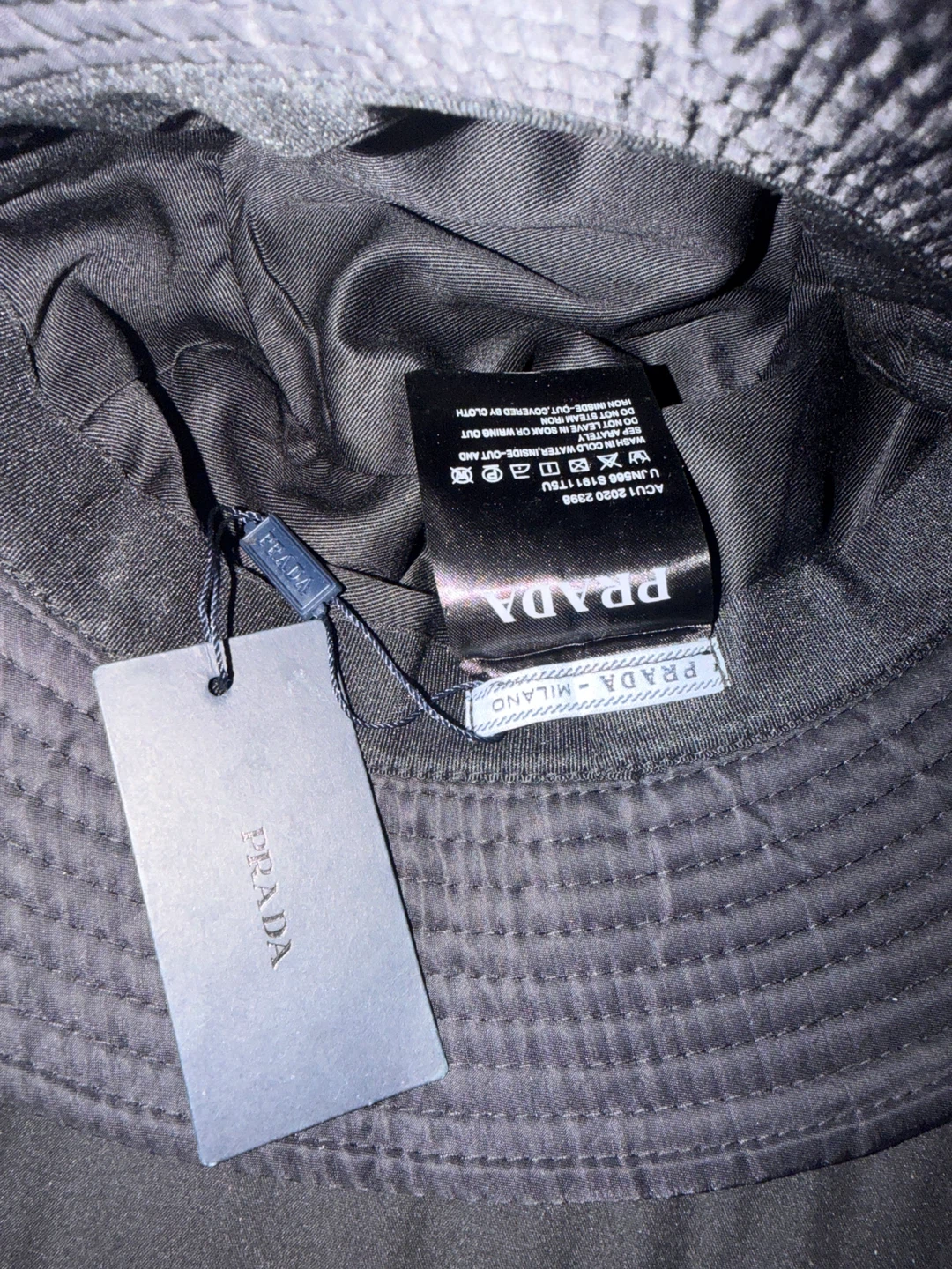 Prada Black Nylon Bucket Hat - photo 2