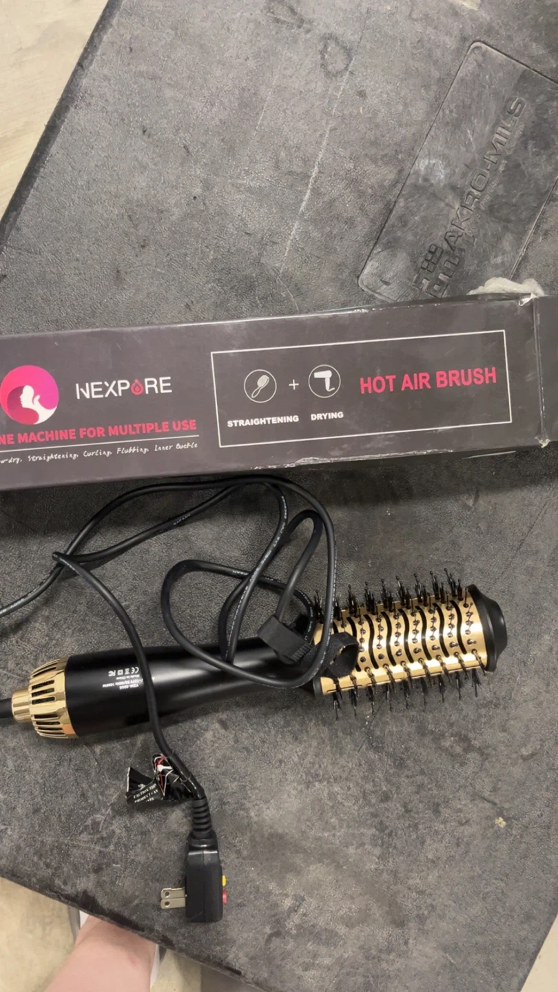 Nexpore Hot Air Brush for Straightening & Drying
