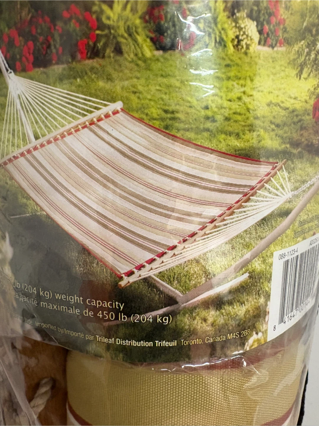 New For Living Quilted Double Hammock - Striped