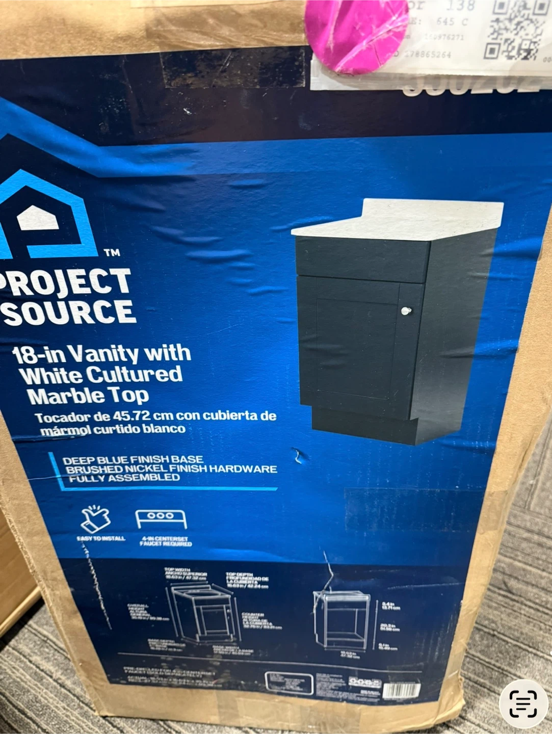 Project Source 18-in Vanity with Top - photo 2