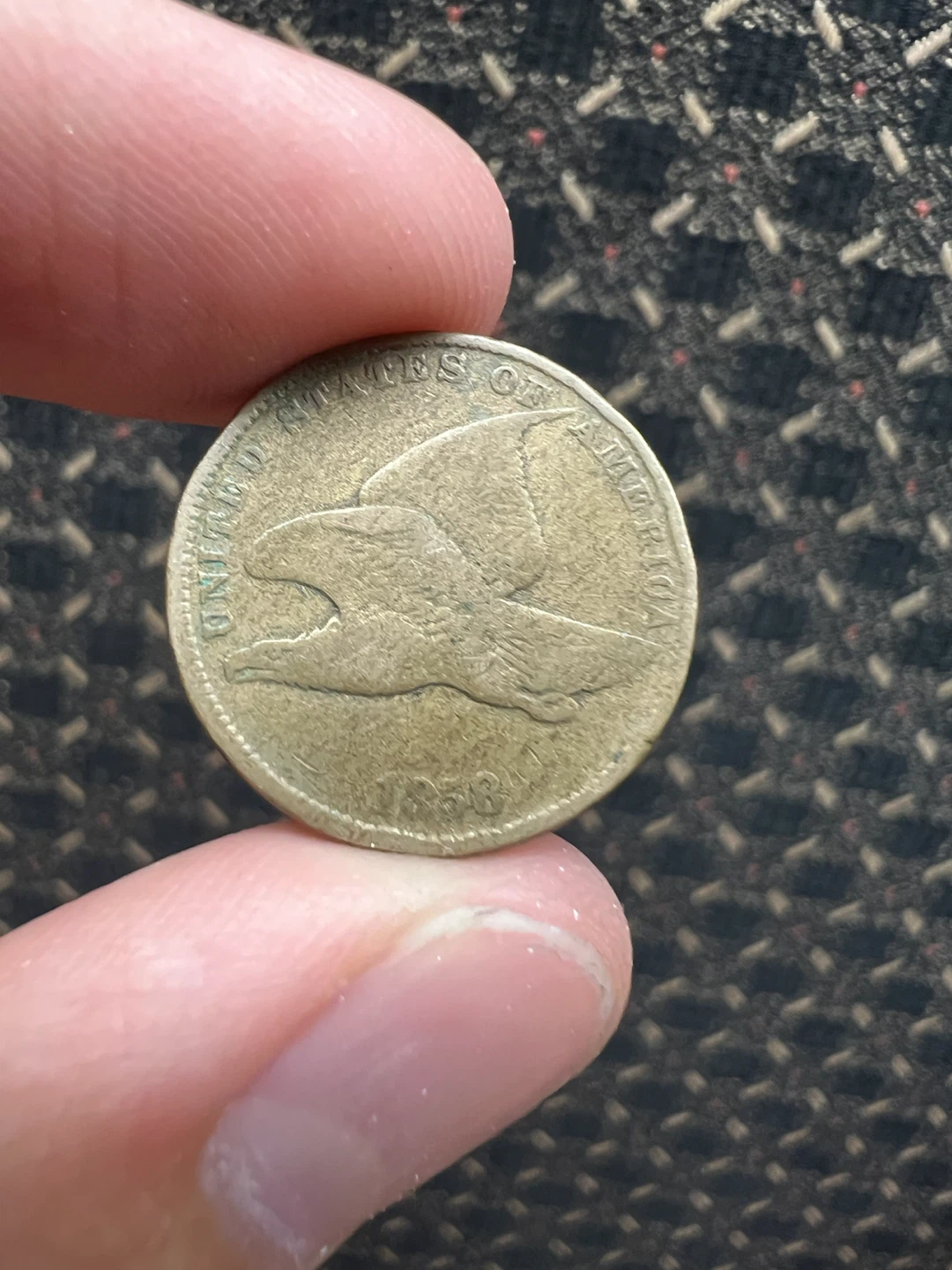 TRADING OR BUY 1858 flying eagle cent F-15