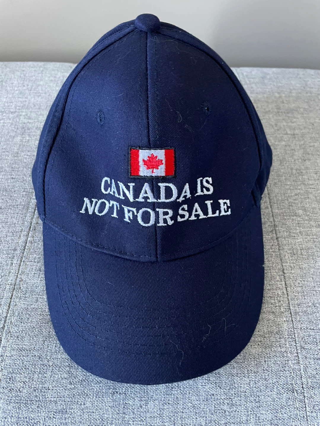 Navy Blue "Canada Is Not For Sale" Baseball Cap