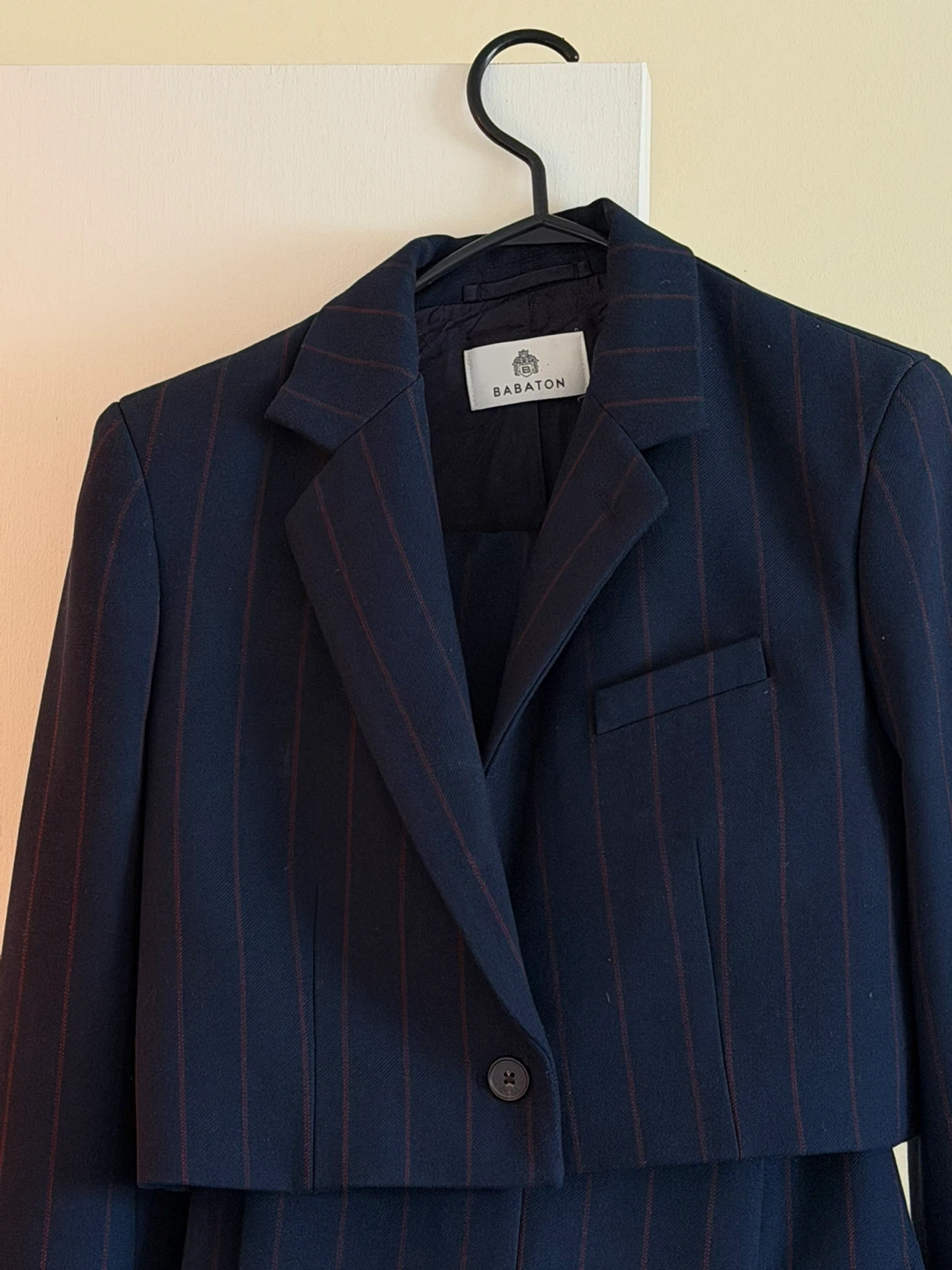 Babaton Pinstripe Blazer and Pants Set - photo 2