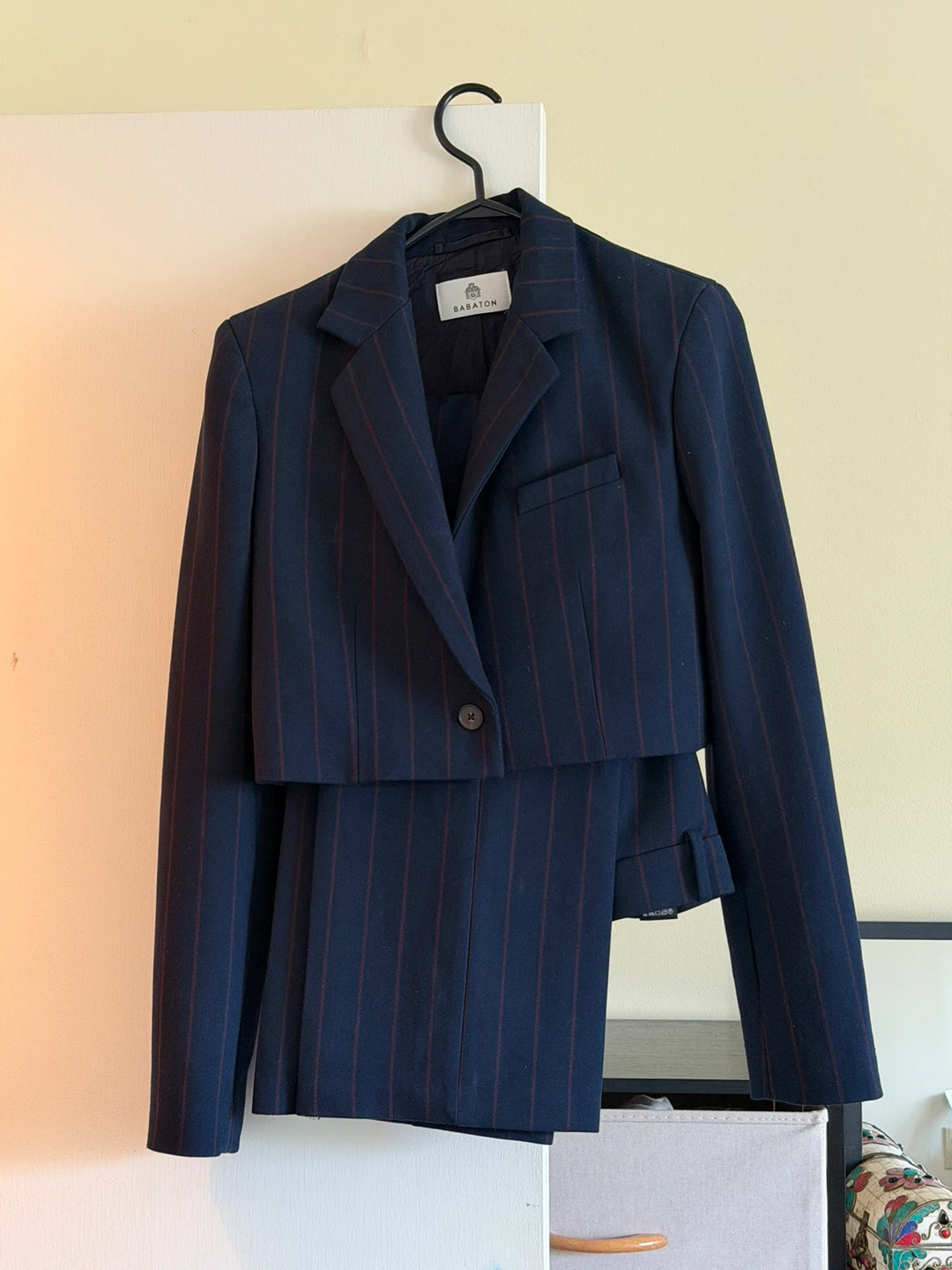 Babaton Pinstripe Blazer and Pants Set - photo 3