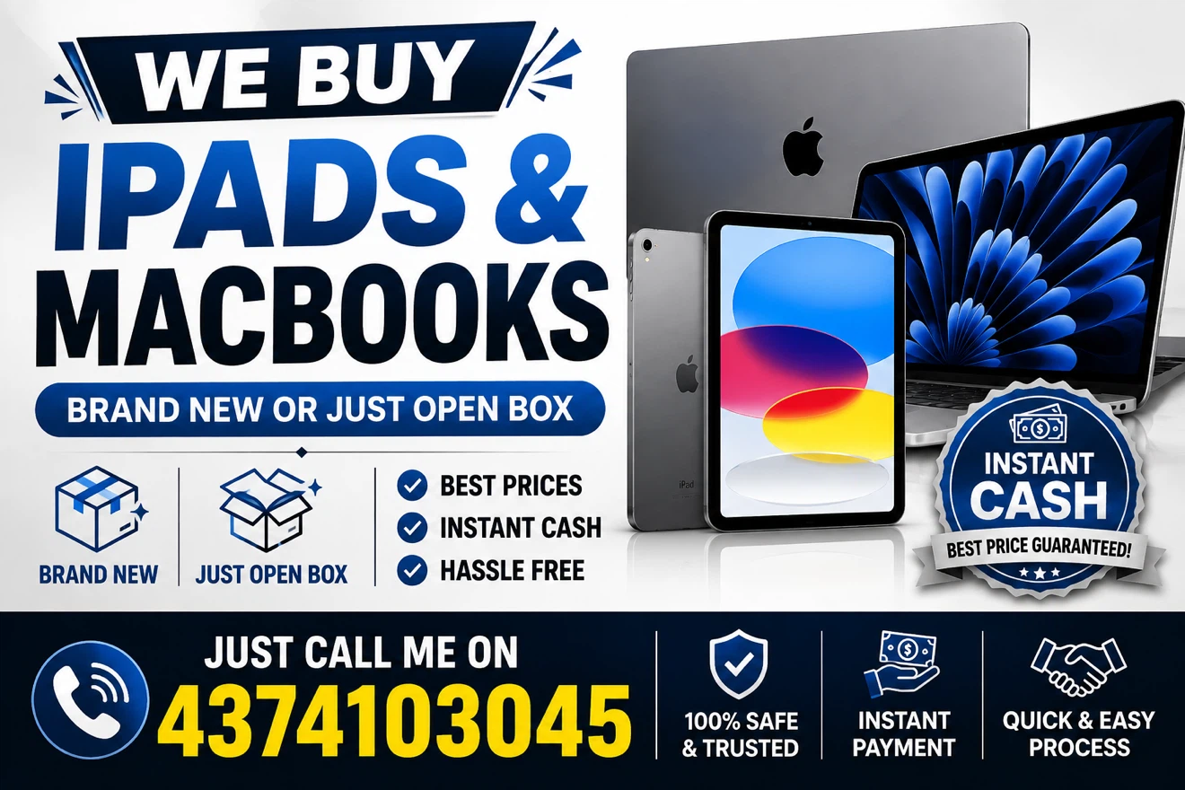 Apple iPads & Macbooks - Brand New or Open Box