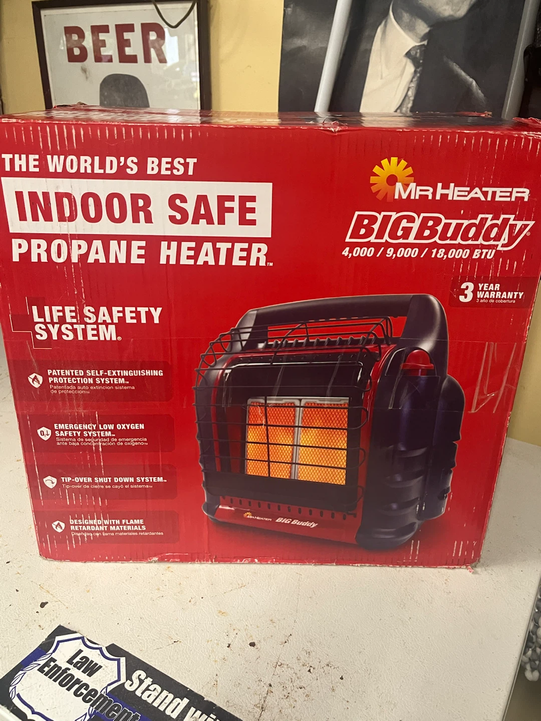 Mr. Heater Big Buddy Indoor Safe Propane Heater