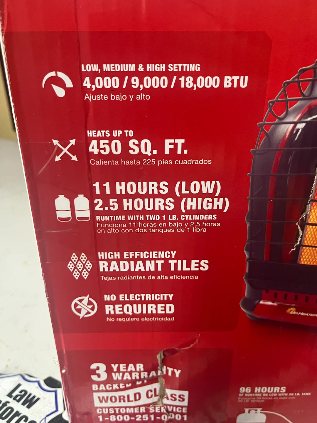 Mr. Heater Big Buddy Indoor Safe Propane Heater - photo 3