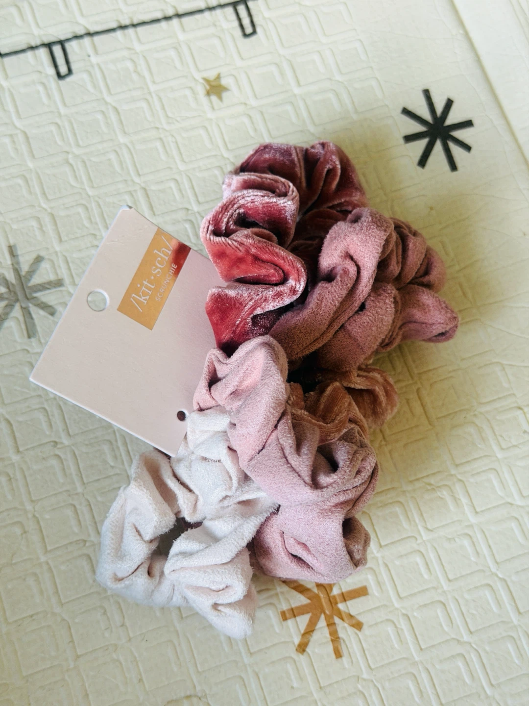 Kitsch Ruched Satin Scrunchies Set - photo 4