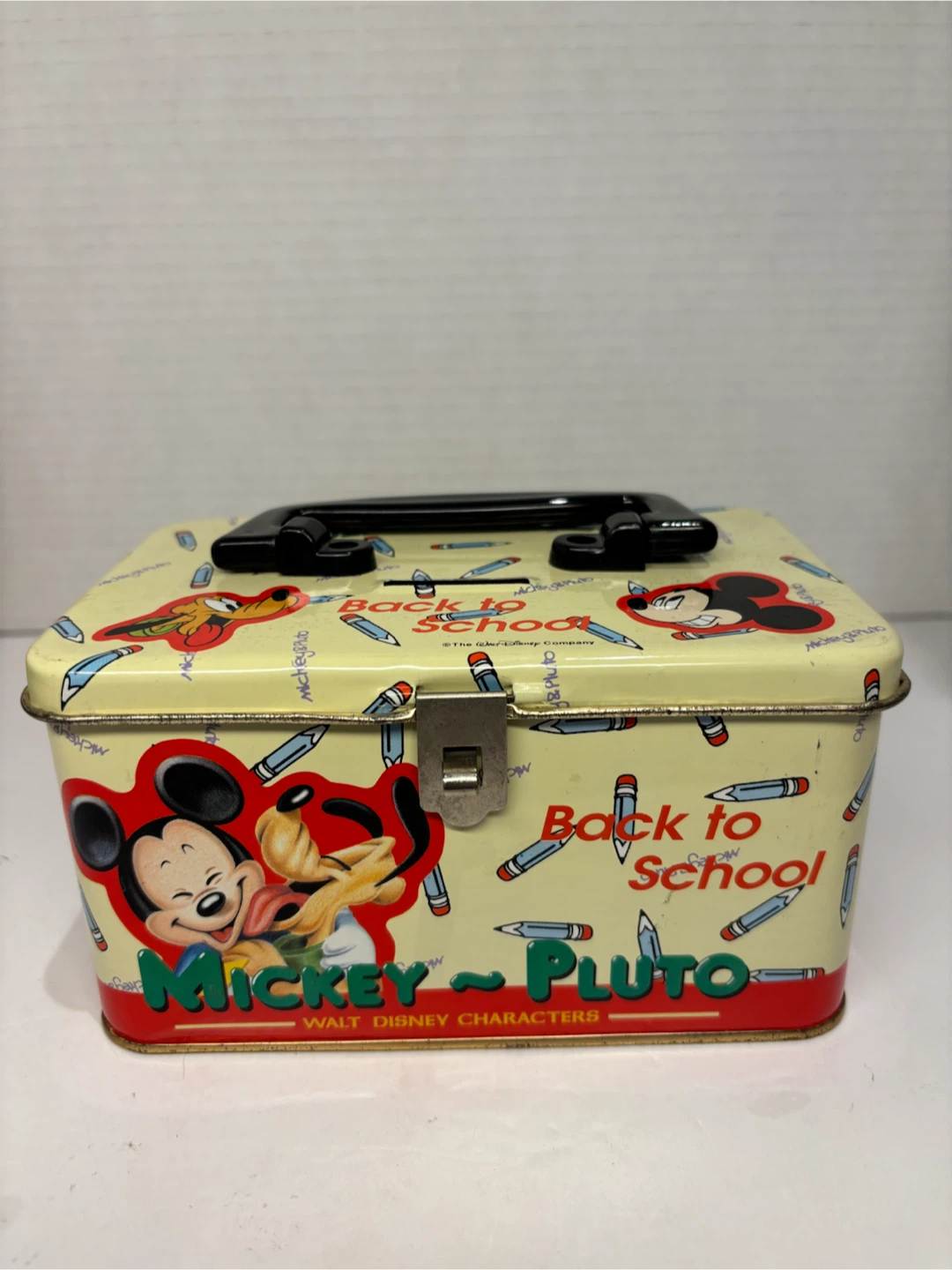 Mickey & Pluto "Back to School" Tin Box - photo 3