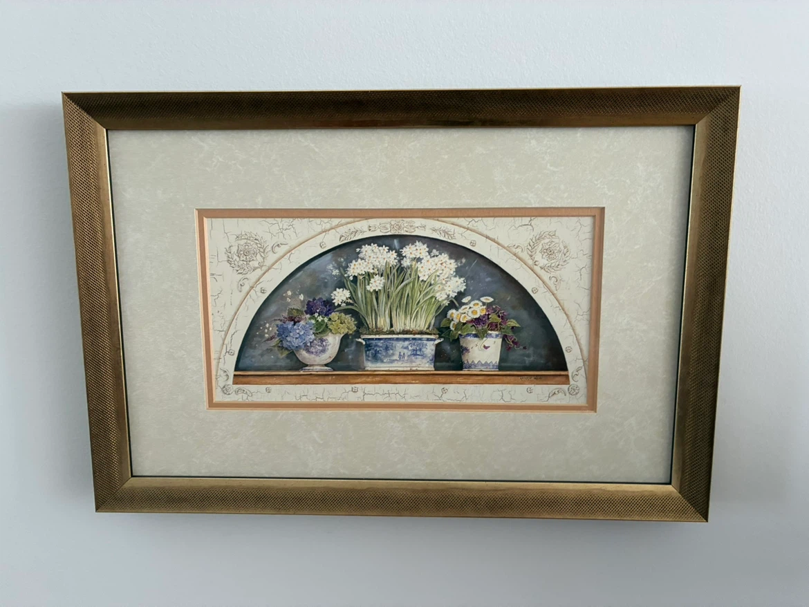 Framed Floral Art Print