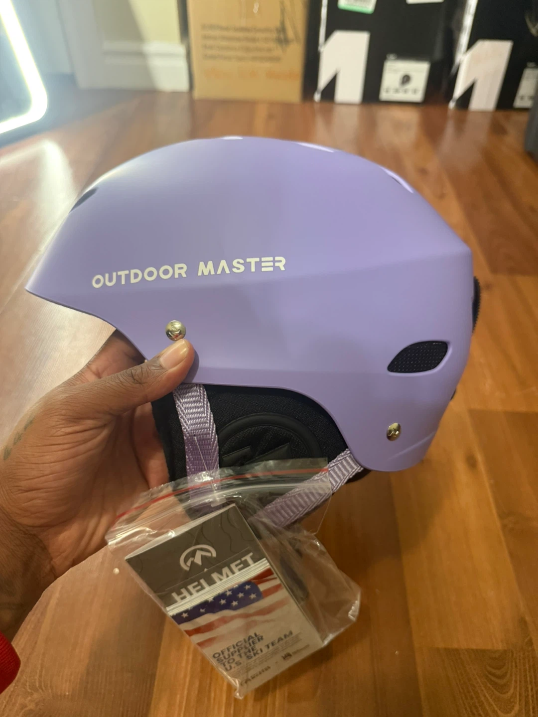 Outdoor Master Ski Helmet - Lavender - Size XL - photo 2