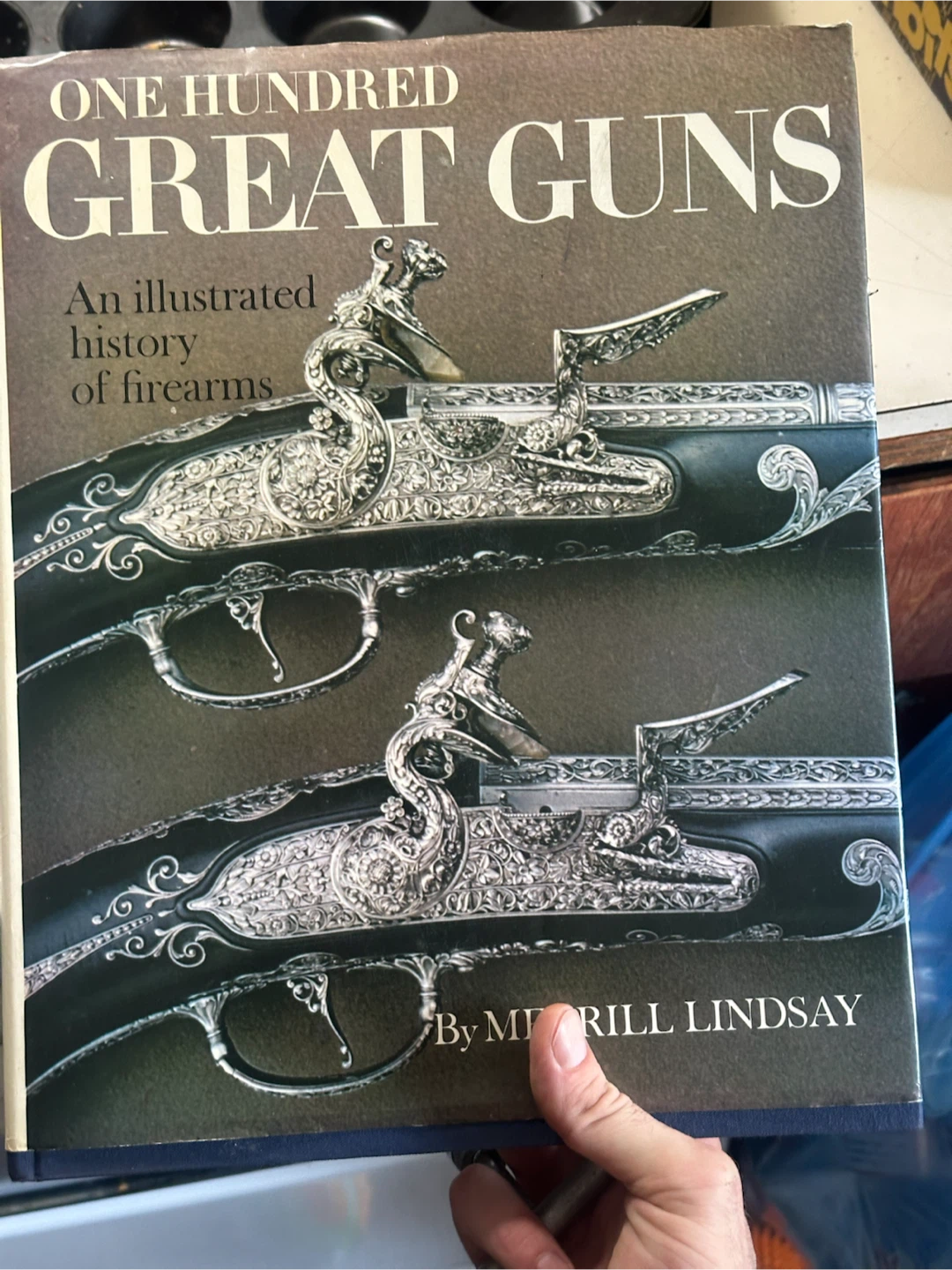Vintage 1967 One Hundred Great Guns Firearms History Book