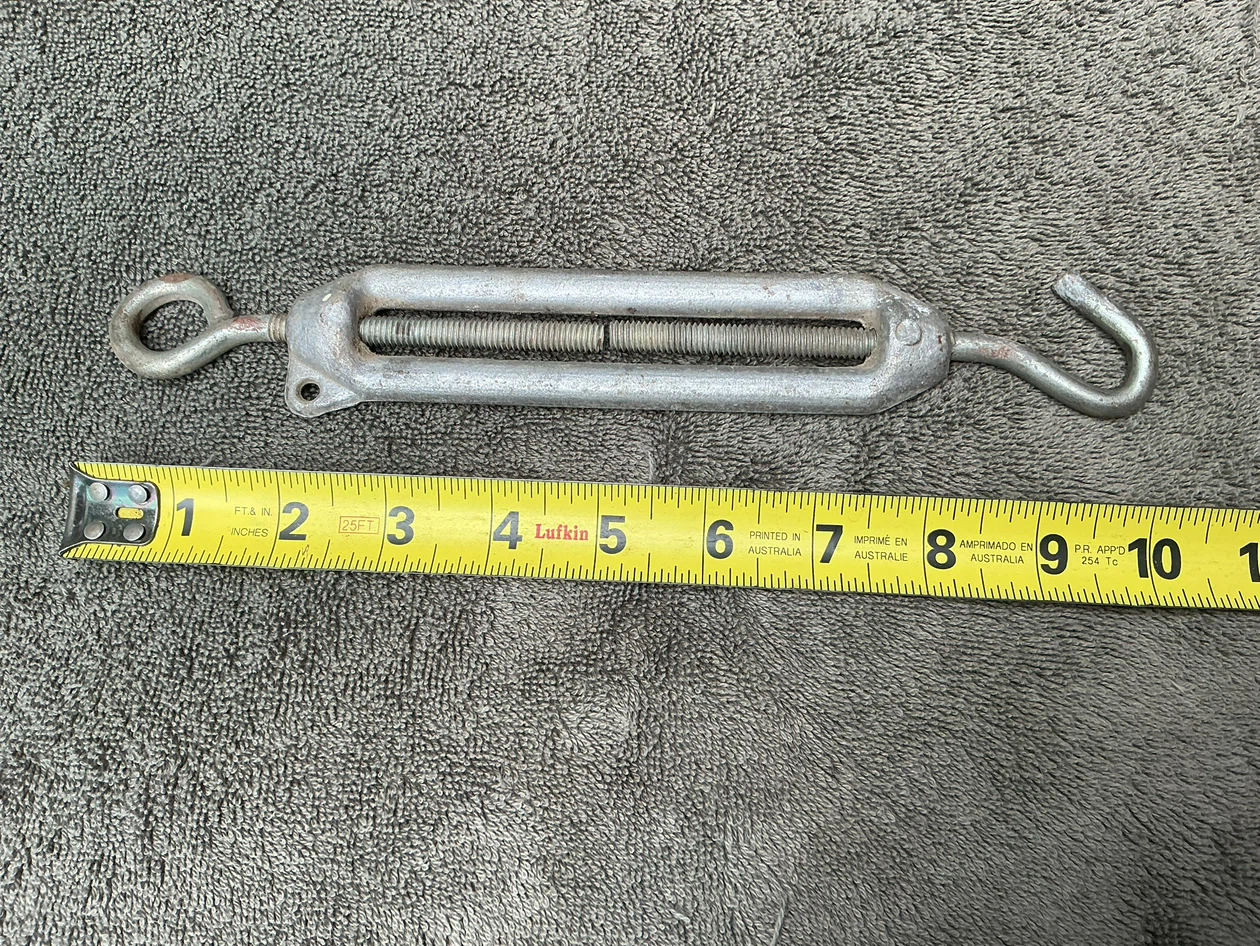 Vintage Turnbuckle with Eye and Hook Ends !