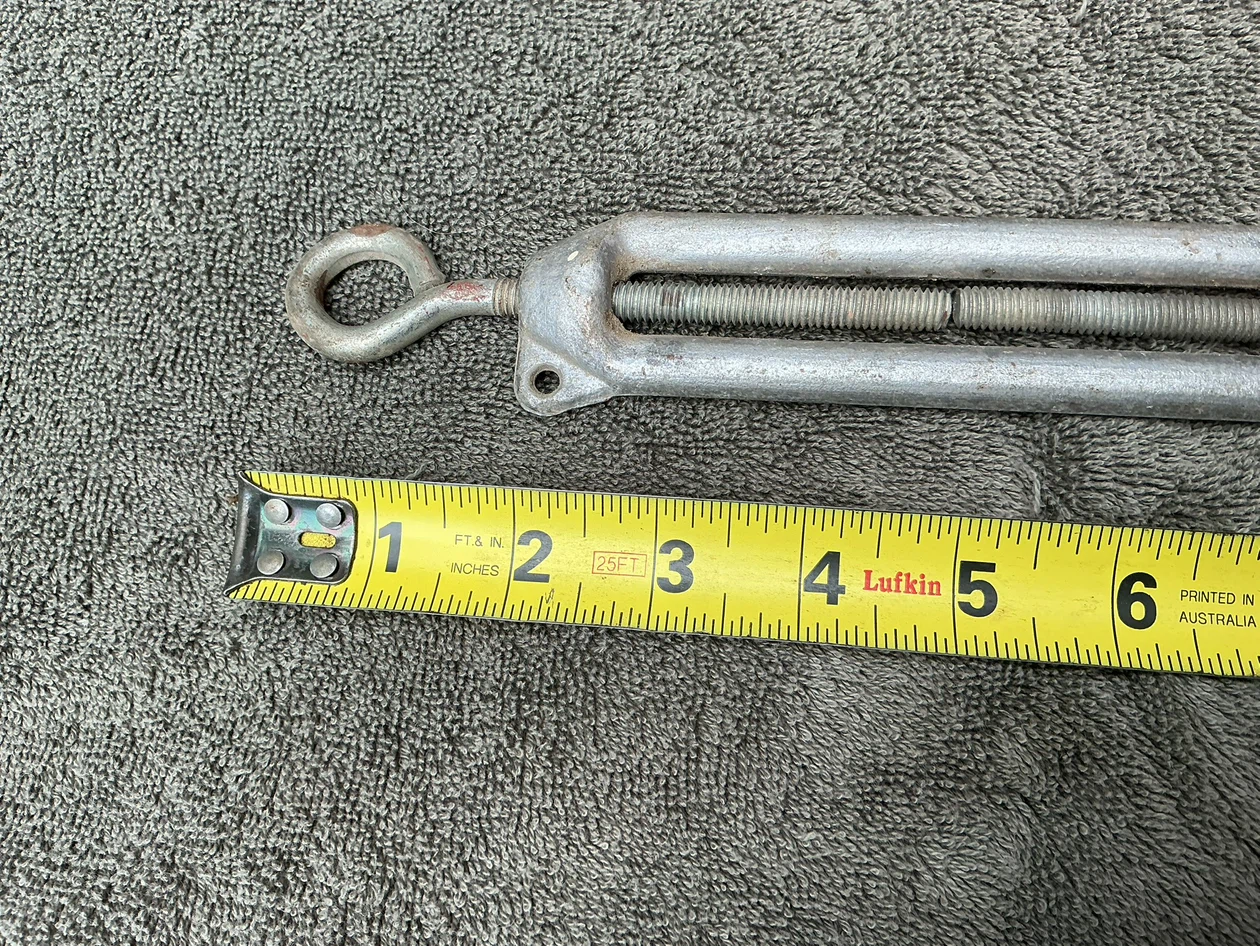 Vintage Turnbuckle with Eye and Hook Ends ! - photo 2