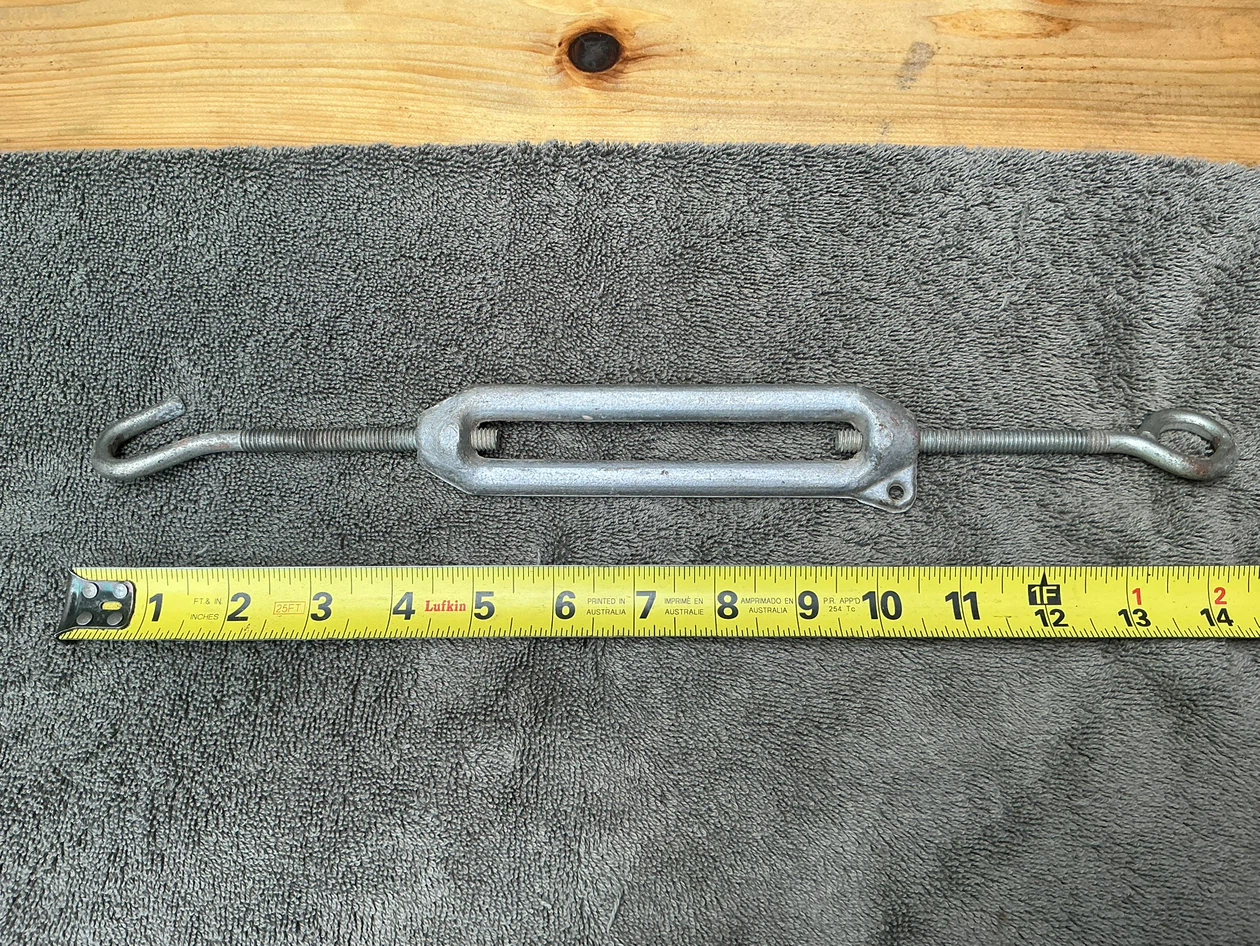 Vintage Turnbuckle with Eye and Hook Ends ! - photo 4