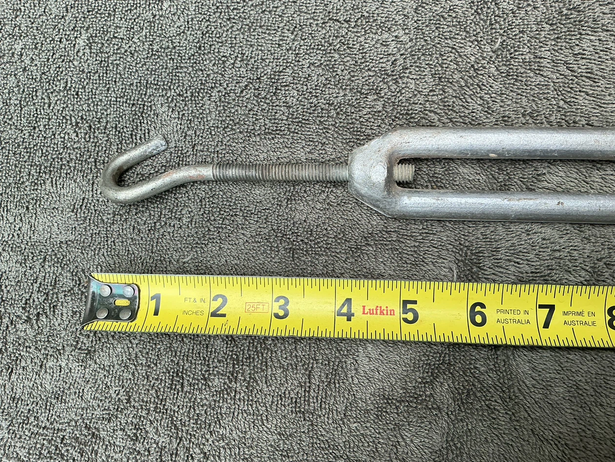 Vintage Turnbuckle with Eye and Hook Ends ! - photo 5