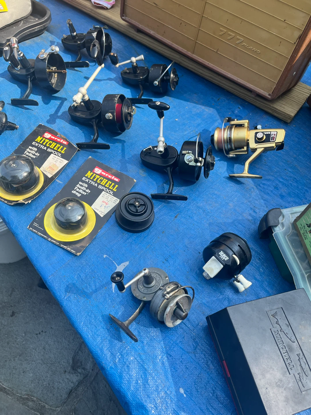 Multiple Vintage Garcia Mitchell Fishing Reels Assortment