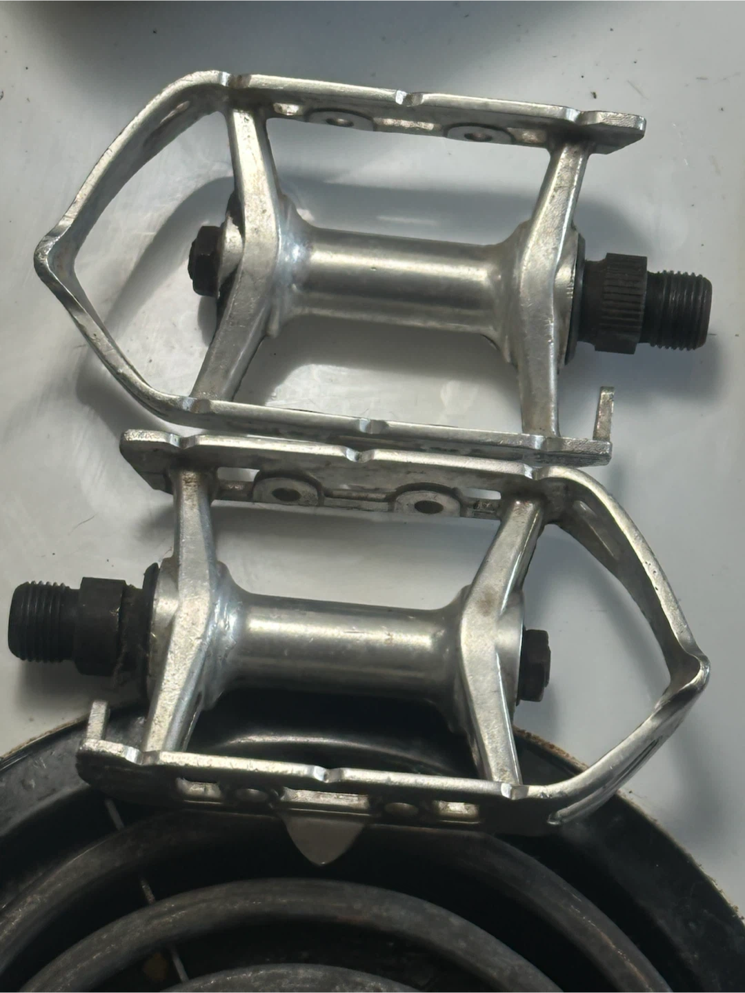 Vintage MKS AR-2 Japan Alloy Quill Road Bike Pedals - photo 2