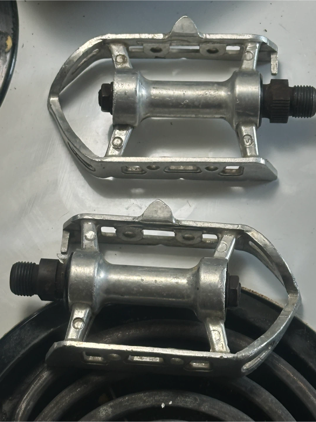Vintage MKS AR-2 Japan Alloy Quill Road Bike Pedals - photo 3