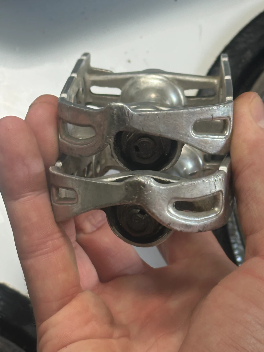 Vintage MKS AR-2 Japan Alloy Quill Road Bike Pedals - photo 5