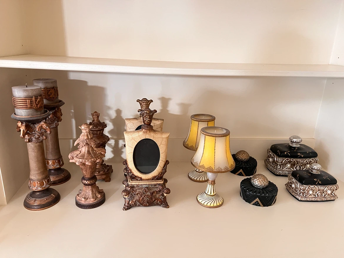 Decorative Trinket Boxes and Candle Holders
