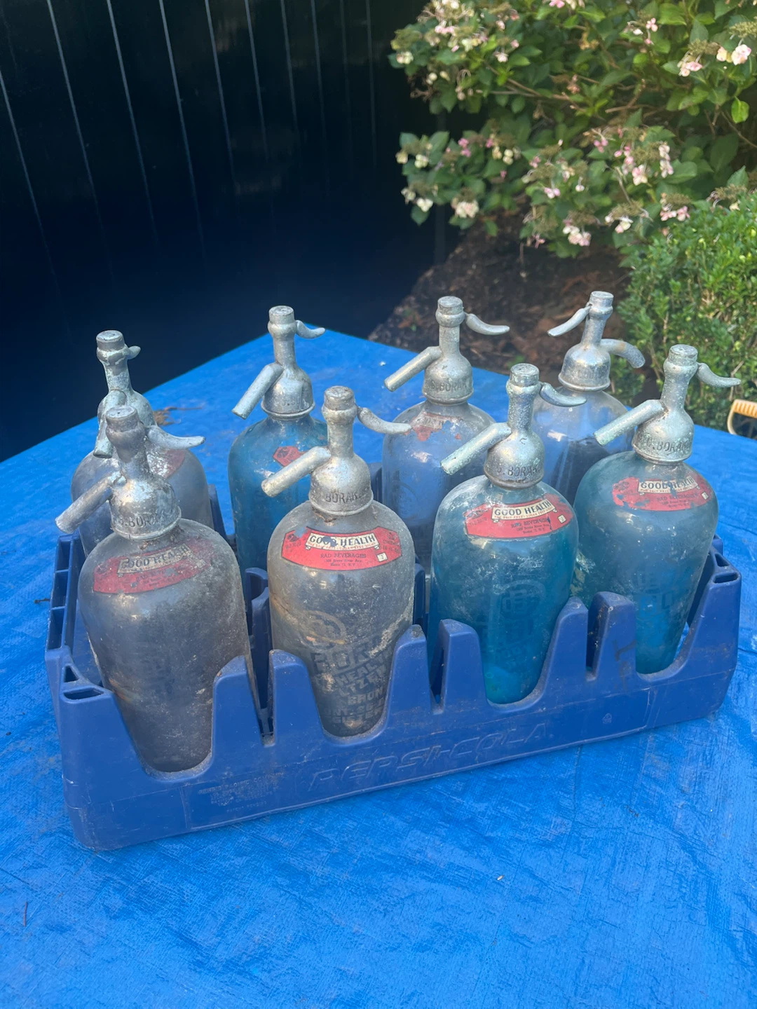 Vintage Soda Siphon Bottles