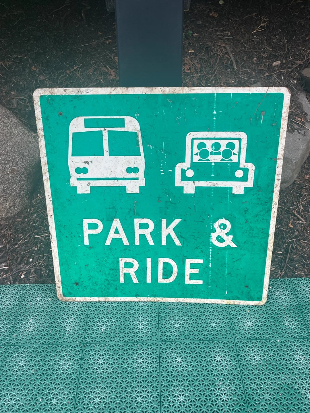 Vintage Park & Ride Sign