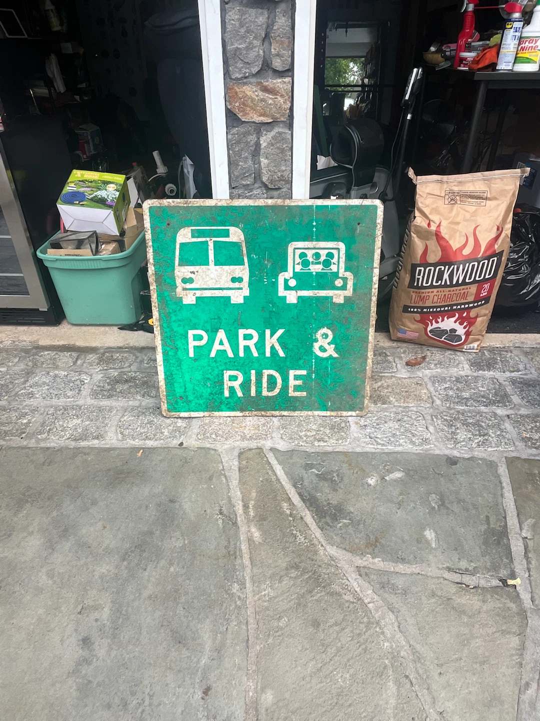 Vintage Park & Ride Sign - photo 2